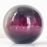 Vintage Murano glass ball vase 1960