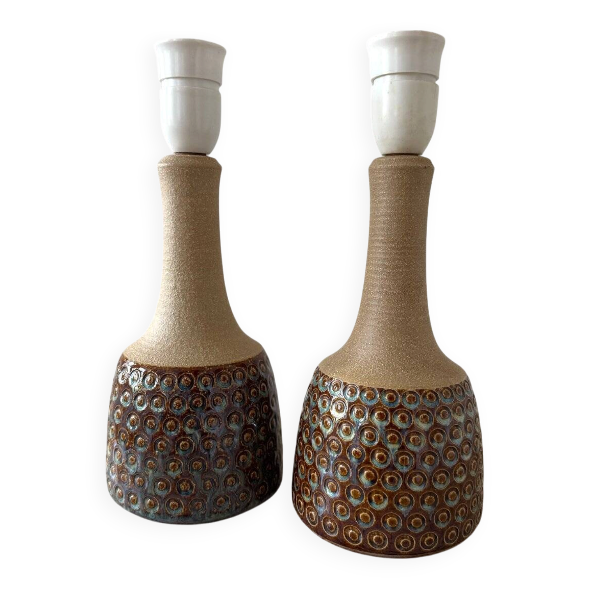 Table lamps by Einar Johansen for Søholm Stentøj, 1970s, set of 2