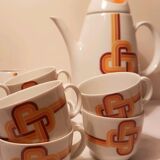 Service to coffee vintage 70 s Bareuther