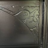 Art deco beveled mirror