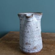 Stoneware pitcher from Berry signed Les Poteries de la Vallée Noire.