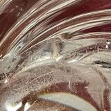 Vase bicolore cristal val saint Lambert