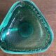 Green Murano ashtray