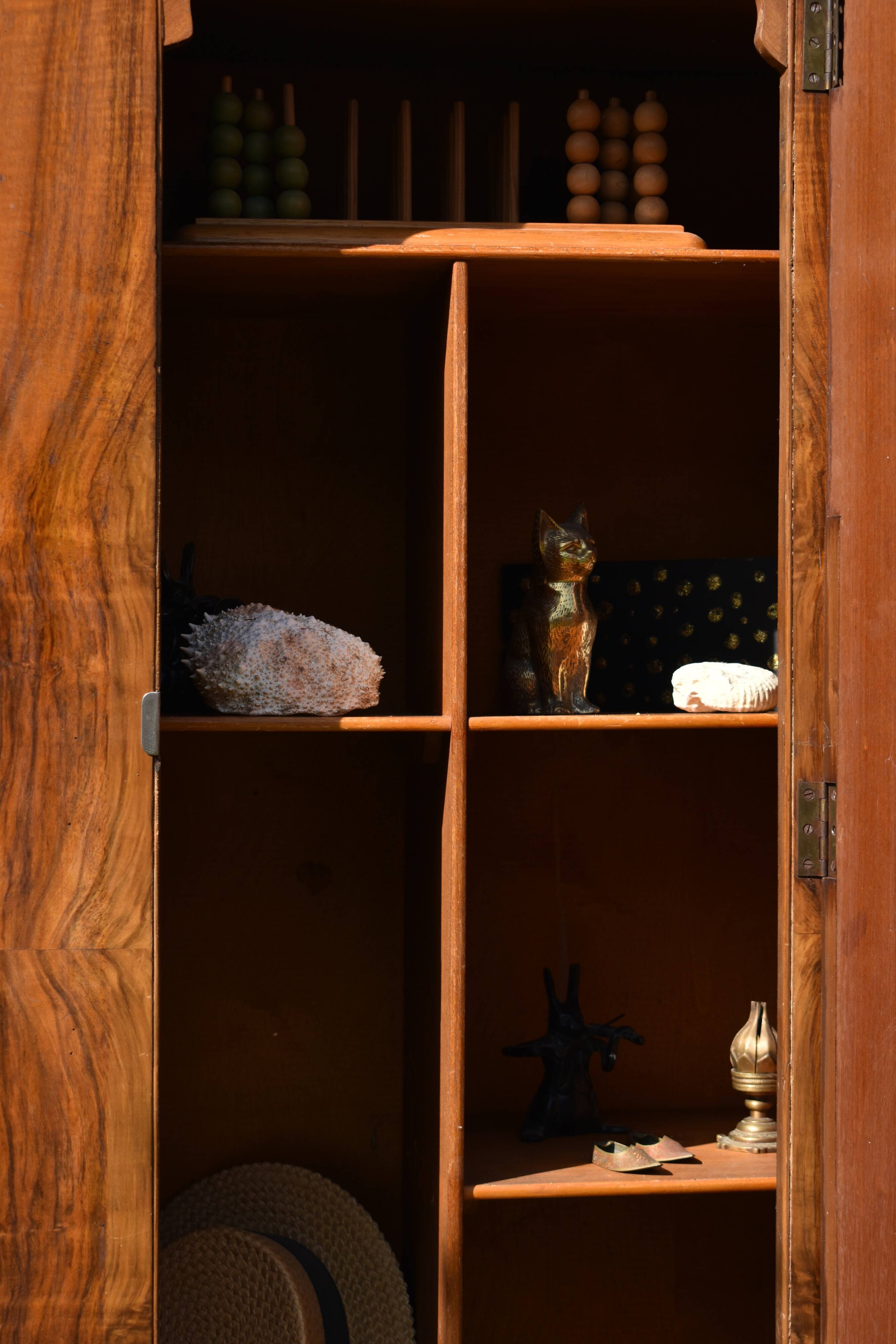 Small Art Deco compartmentalized cabinet