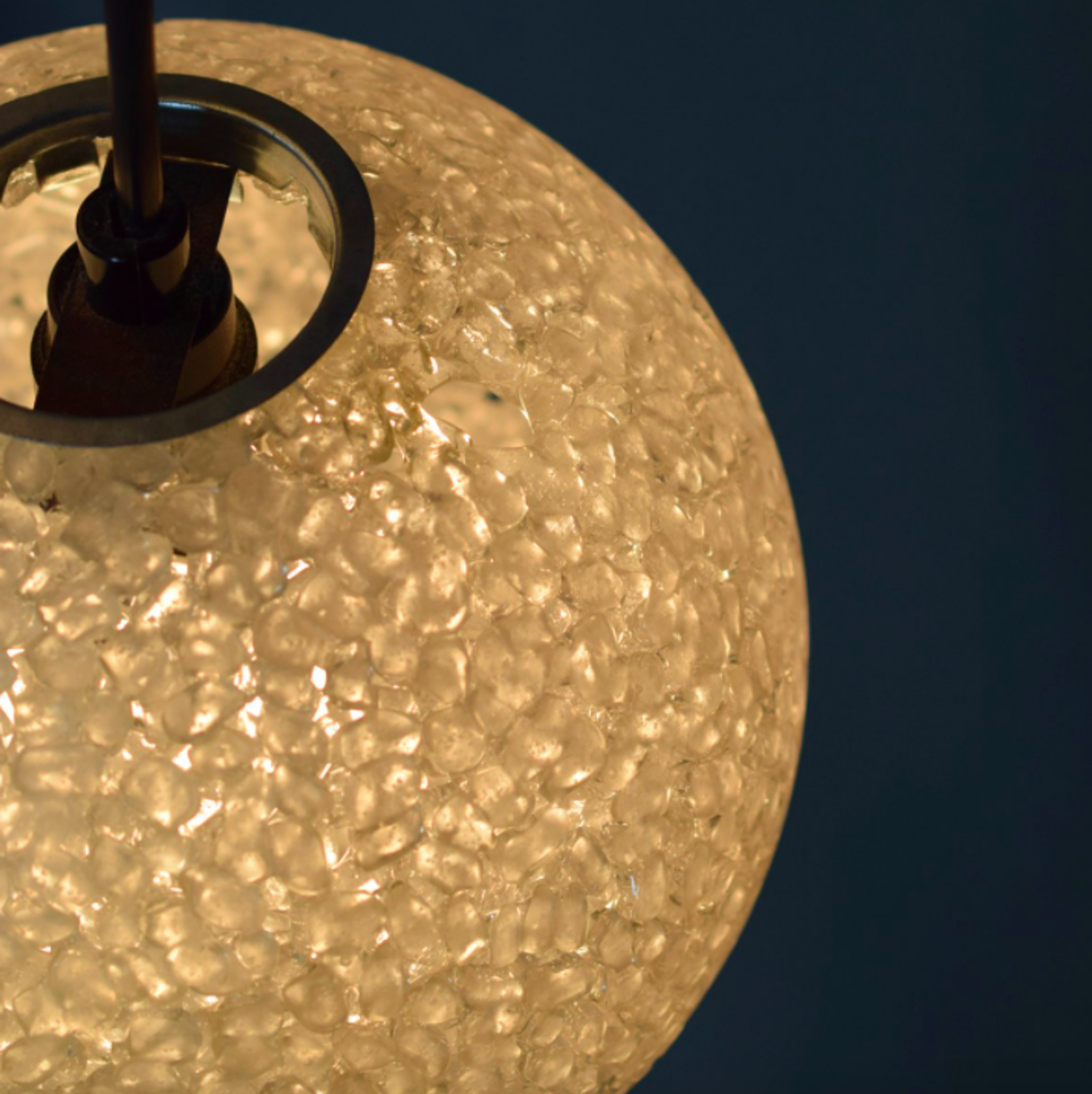 Vintage five-globe ceiling lamp 1960