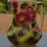 Old St Clement capucines barbotine pitcher n°7529
