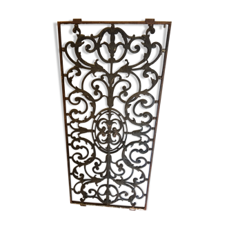 Old cast iron door grille