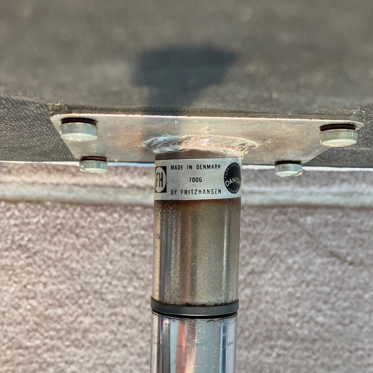 Set of 6 Oxford chairs by Fritz Hansen