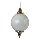 Vintage 23 cm XL opaline pendant light