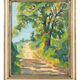 Impressionist painting, landscape at M. Loze's path.