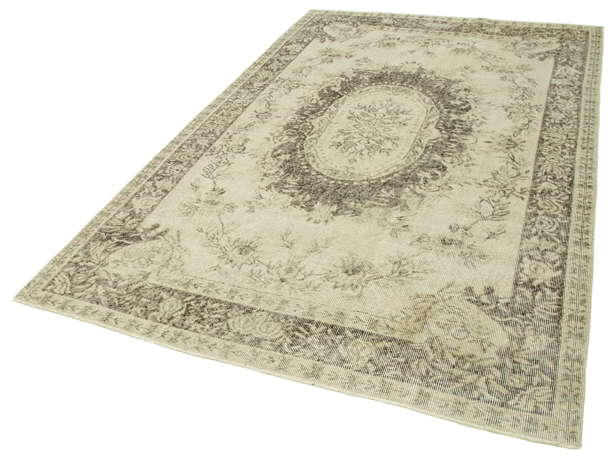 Handmade One-of-a-Kind Oriental Beige Rug 175 cm x 272 cm - 38985