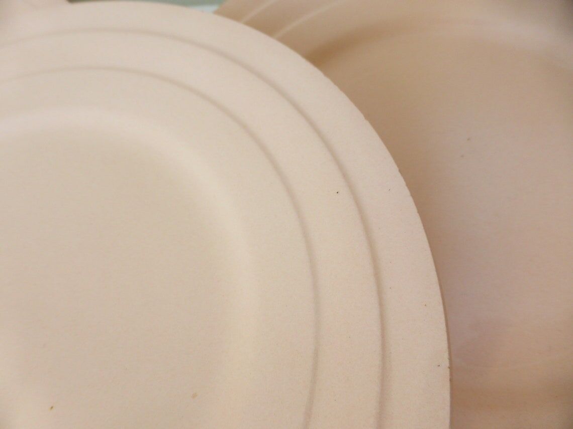 Set of 4 vintage porcelain dessert plates