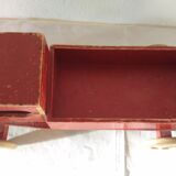 Old wooden toy van car