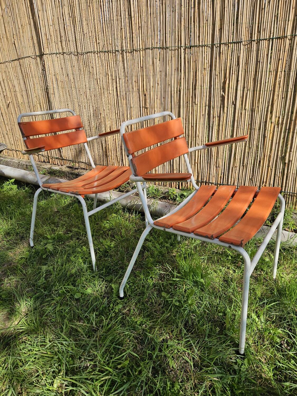 Lot 2 fauteuils de terrasse ou jardin