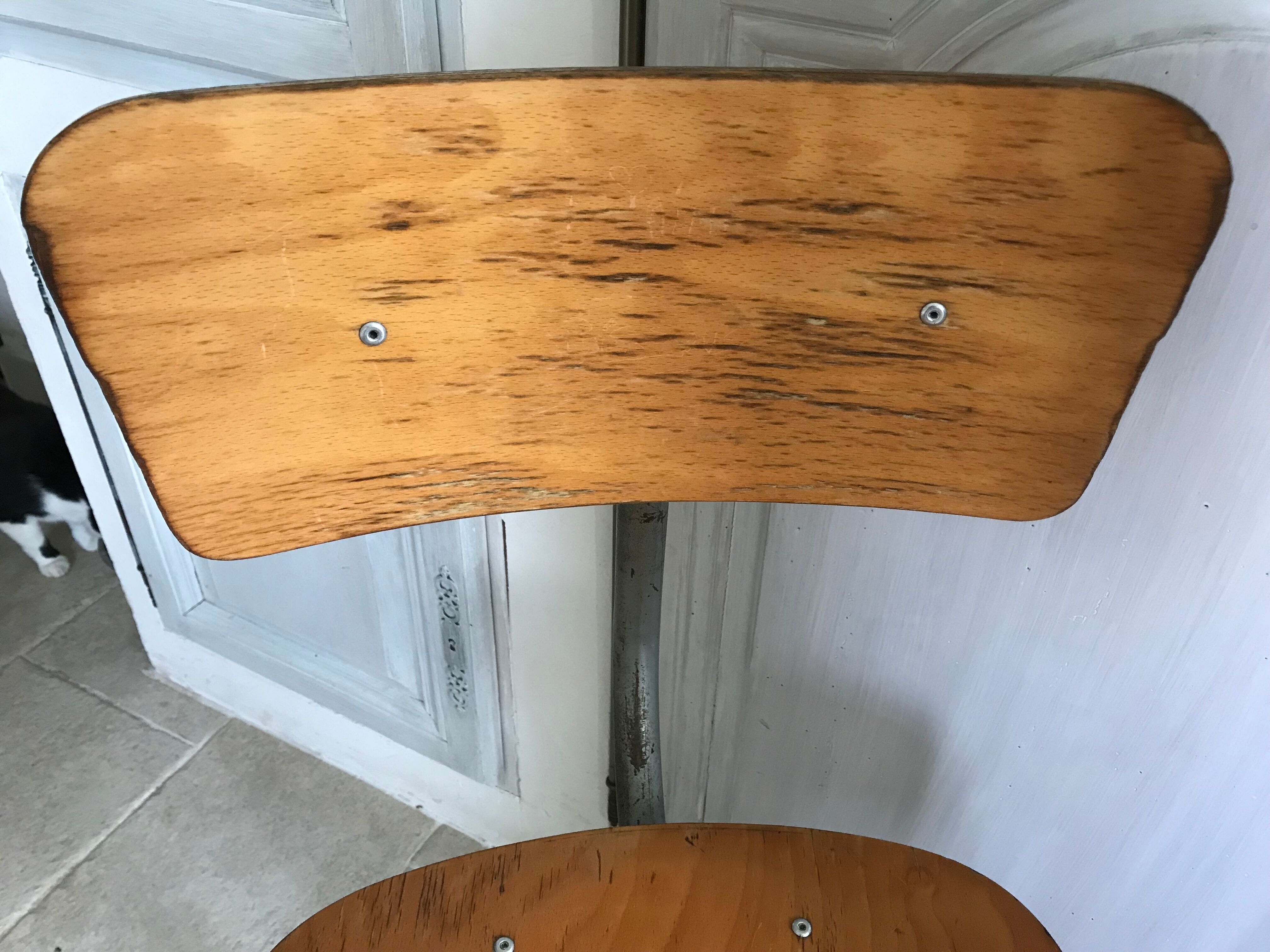 Vintage wheeled office chair