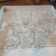 9 vintage stemmed glasses