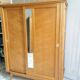 Armoire vintage à 2 portes et miroir