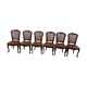 Lot de 6 chaises cannées