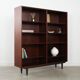 Danish mahogany library by Carlo Jensen for Hundevad, 1970s.