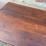 Café table bistro vintage brasserie 1890-1910 cast iron & fir