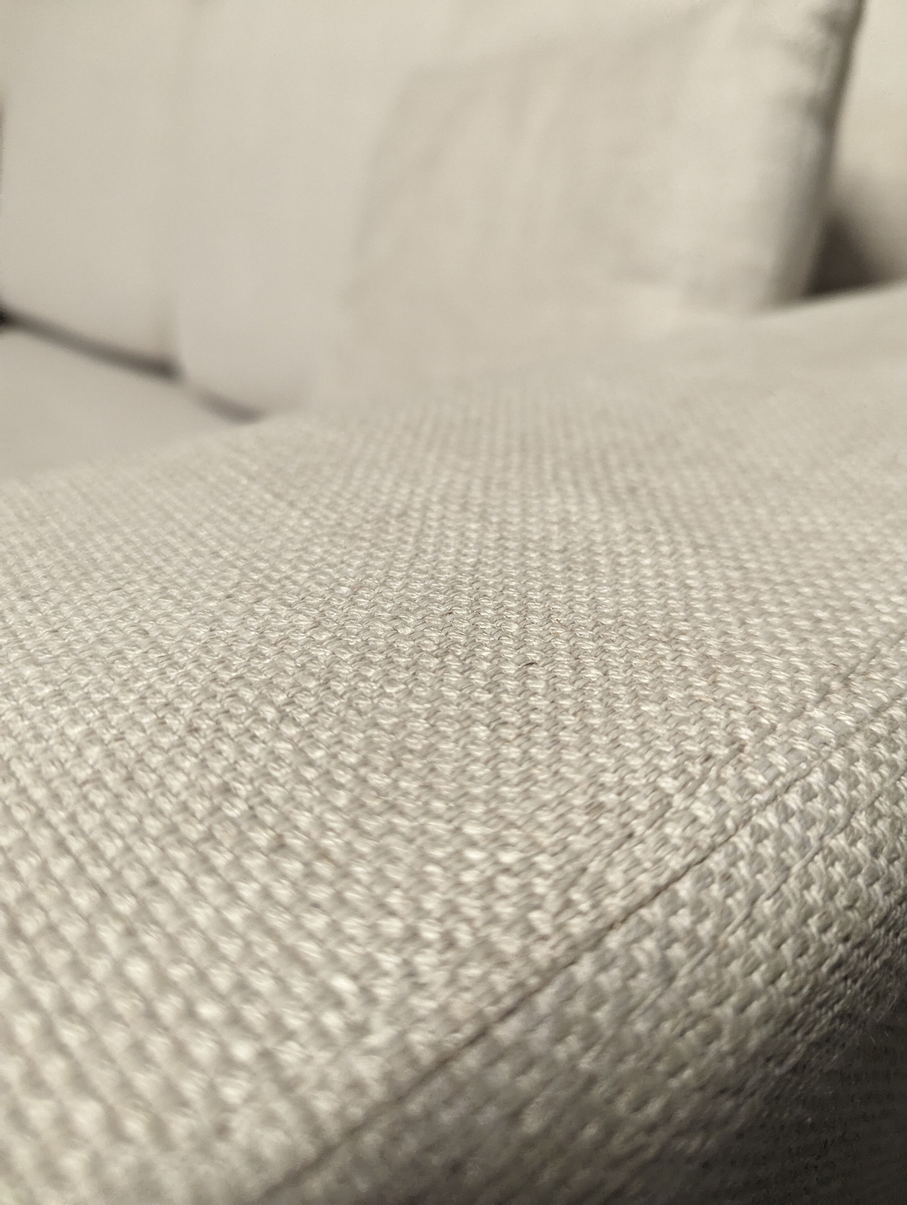 Off-white 3-seater sofa