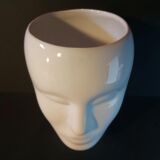 Vase cache-pot tête d'homme from the 70s