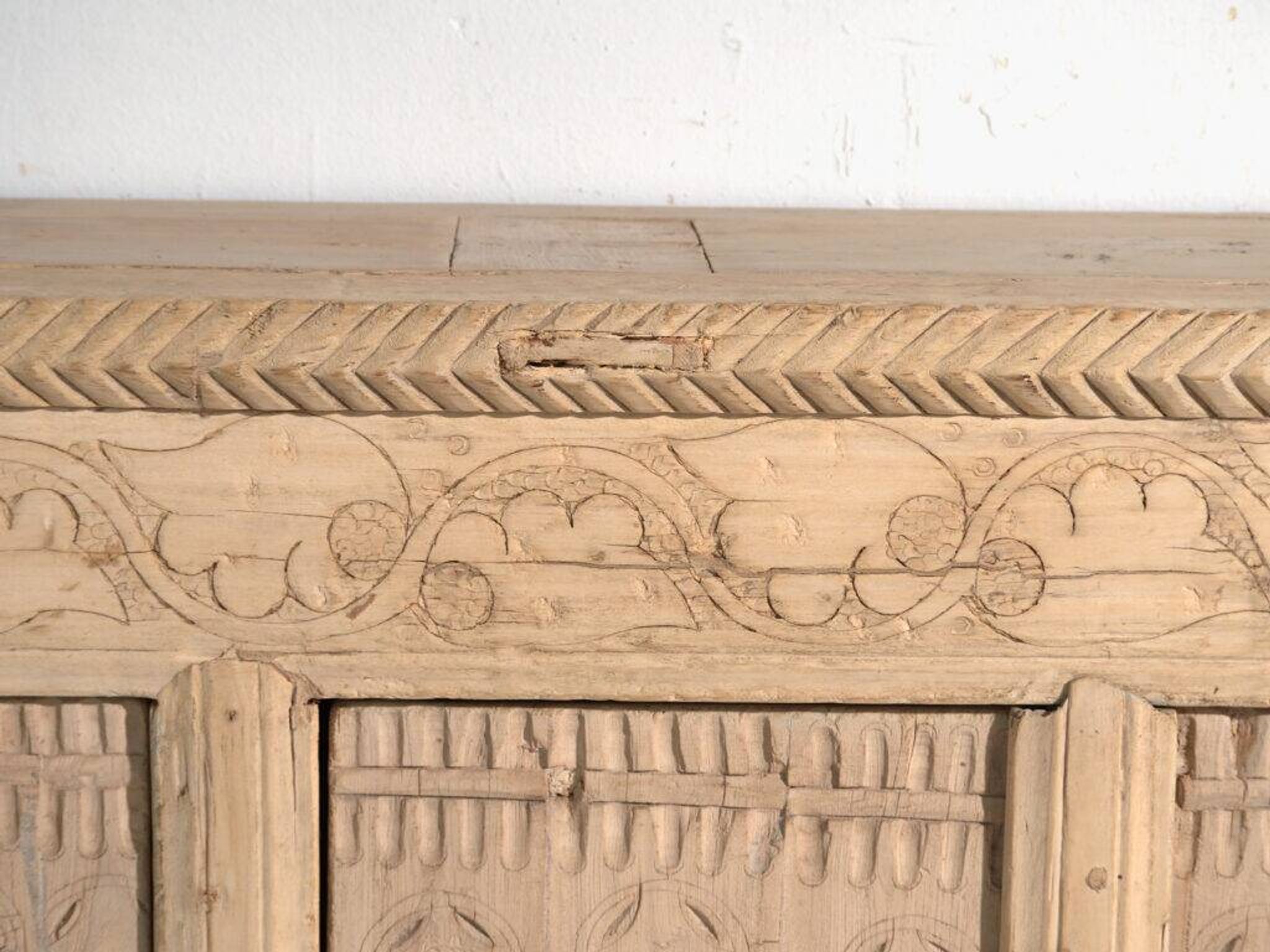 Antique carved pine buffet – China, circa 1920