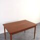 Mid-century Danish teak extendable dining table, 1960s.