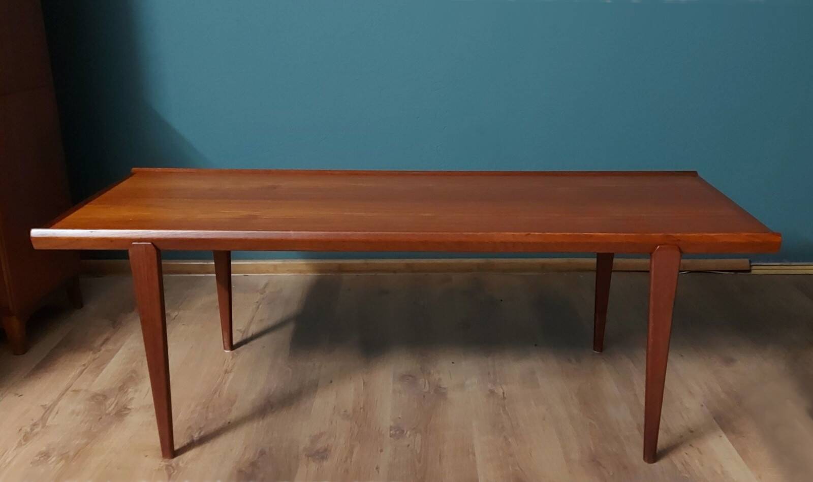 Danish design coffee table in solid teak