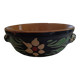 Alsatian enamelled stoneware bowl.