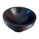 Small vintage turned solid wood bowl, Ø 9 cm
