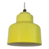 Suspension jaune - suède années 70