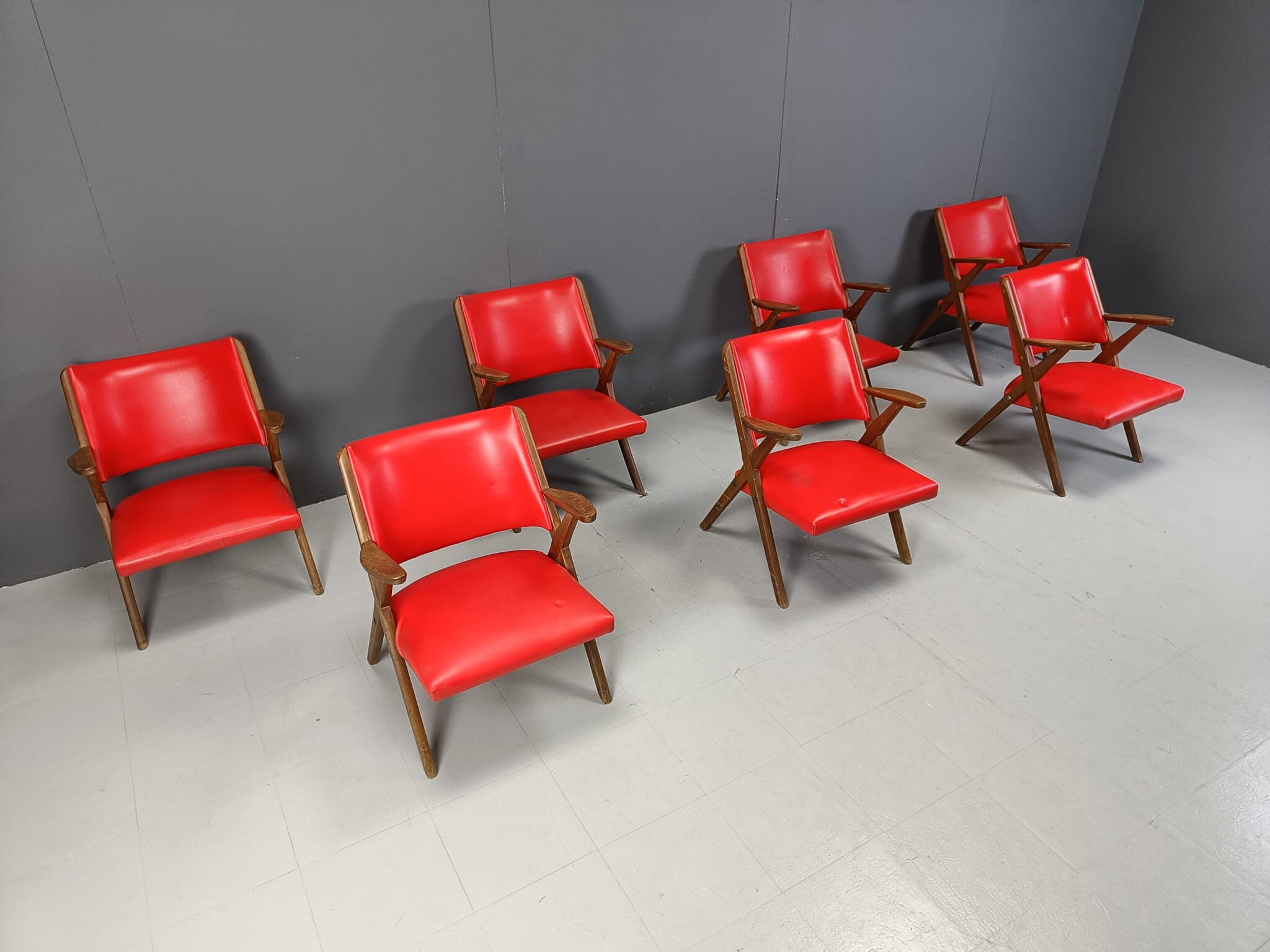 Fauteuils des années 60 par Dal Vera, ensemble de 2