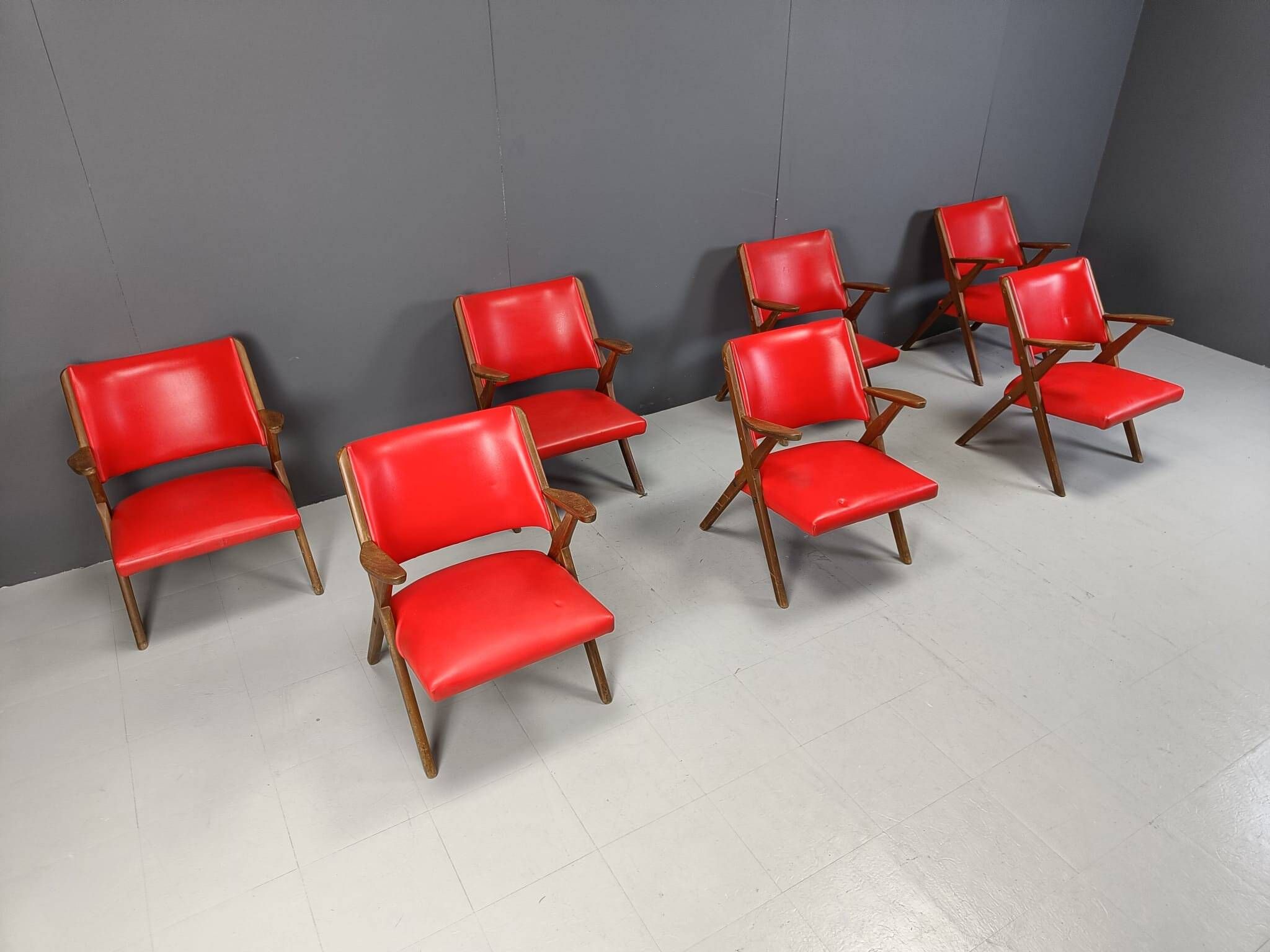 Mid-century armchairs by Dal Vera, 1960s - set of 2