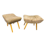 Pair of Czech Mid Century Stools, 1960s