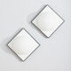 Paire d’appliques murales en acrylique italiennes extra large Space Age