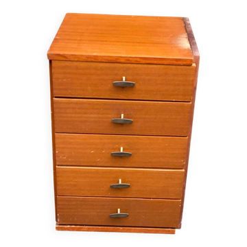 Commode scandinave des années 60 en teck