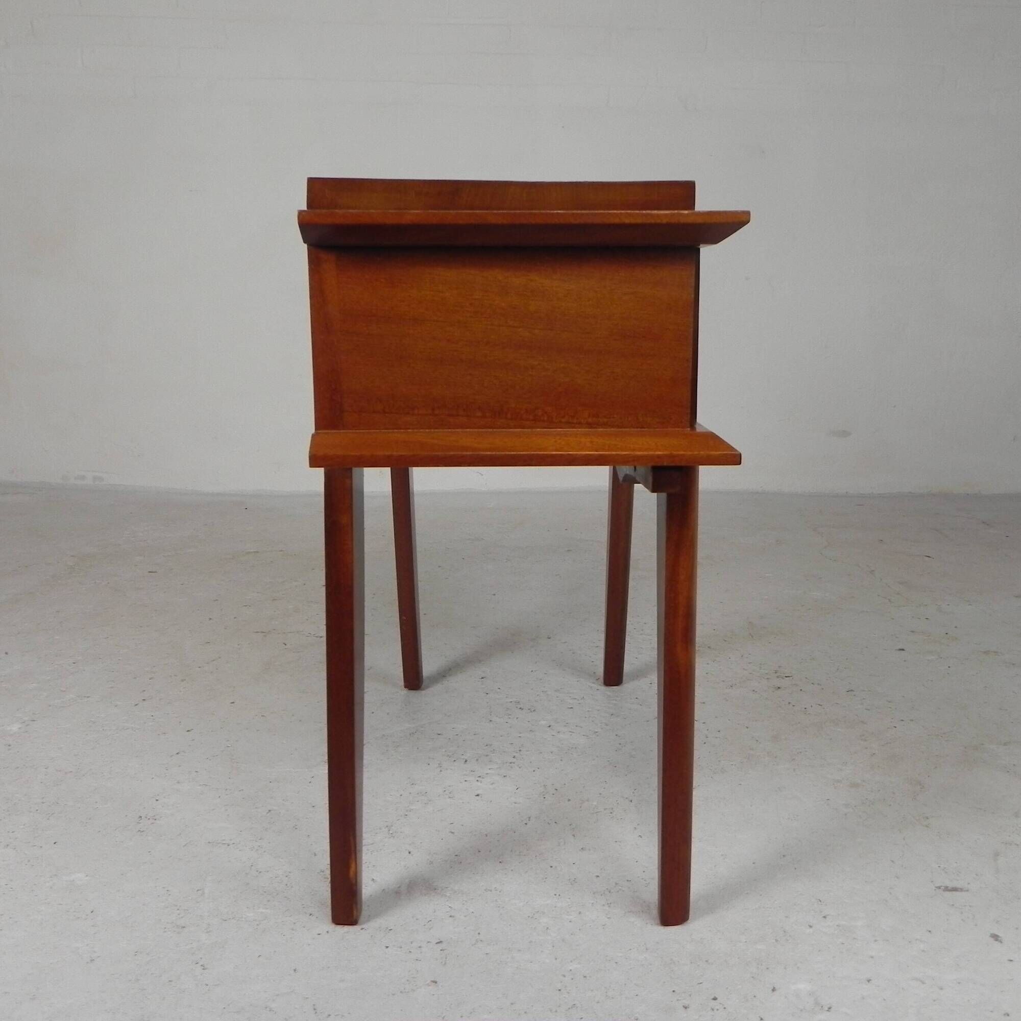 Table de chevet vintage en teck, années 1960