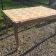 Louis XV style table in stripped and lightened oak