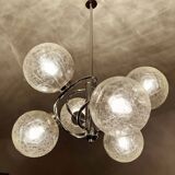 Suspension Vintage 70 Chrome Verre
