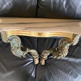 Très belle console marbre et bois doré