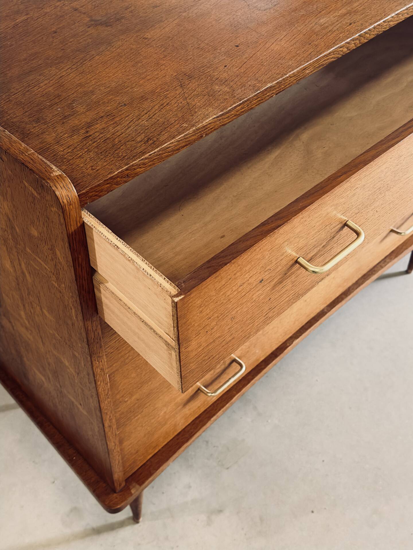 Vintage Scandinavian chest of drawers with 4 drawers