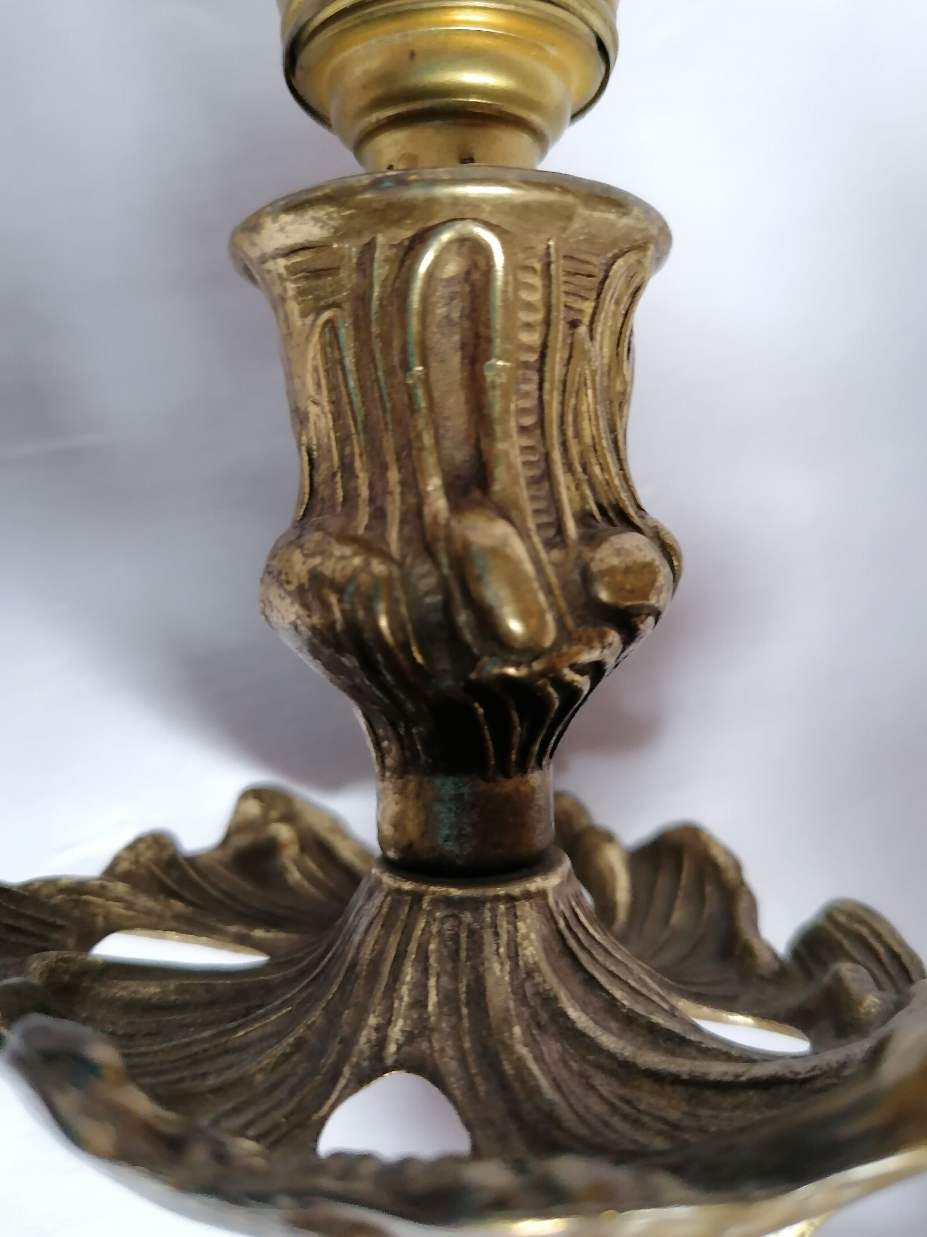 Wall light bronze style Louis XV