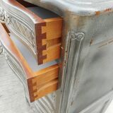 Silver grey dresser