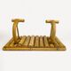 Bamboo and rattan coat racks 50s