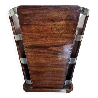 Elegant Art Deco period wastebasket