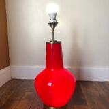 Backlit red lamp foot 1980