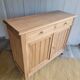 Renovated 2-door old wooden sideboard