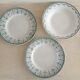 2 assiettes plates et 1 assiette creuse terre de fer