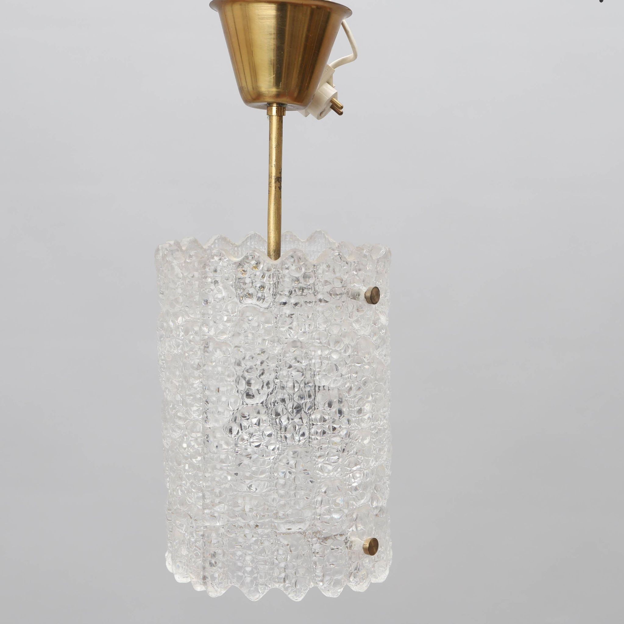Glass pendant by Carl Fagerlund for Orrefors, Sweden, 1960s